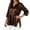 Coffee, variant on HXWCHs Shimmering Casual Long Sleeve top for Plus Size Elegant Knit top with Subtle Shine and Comfort Fit - Everyday for Spring and Autumn M Green