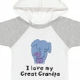 thumbnail image 4 of Inktastic I Love My Great Grandpa Elephant Boys or Girls Baby Bodysuit, 4 of 5