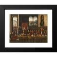 thumbnail image 2 of Anonymous 14x11 Black Modern Framed Museum Art Print Titled - Jesus Before the High Priest and Pilate (1600-1700), 2 of 5