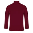 thumbnail image 5 of Miluxas Men's Mock Turtleneck Ribbed Knit Pullover Sweater Casual Lightweight Slim fit Dress Sweater Red, 5 of 7