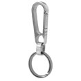 thumbnail image 4 of Llavero portátil de aleación de titanio, llavero de cintura para llave de coche, llavero duradero (plata), 4 of 8