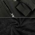 thumbnail image 2 of Nathan Men's Quilted Sherpa Fleece Zip Up Hoodie Jacket HR1222(Olive, 2XL), 2 of 2