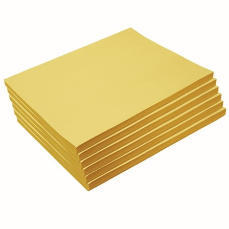 Colorations Heavyweight Yellow Construction Paper - 9" x 12", 300 Sheets