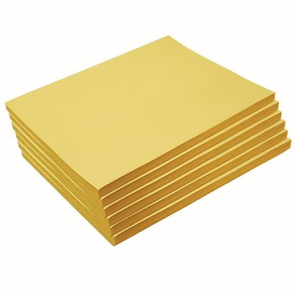 Colorations Heavyweight Yellow Construction Paper - 9" x 12", 300 Sheets