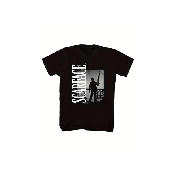 Movie Tony Standing on The Balcony Silhouette Men's T-shirt
