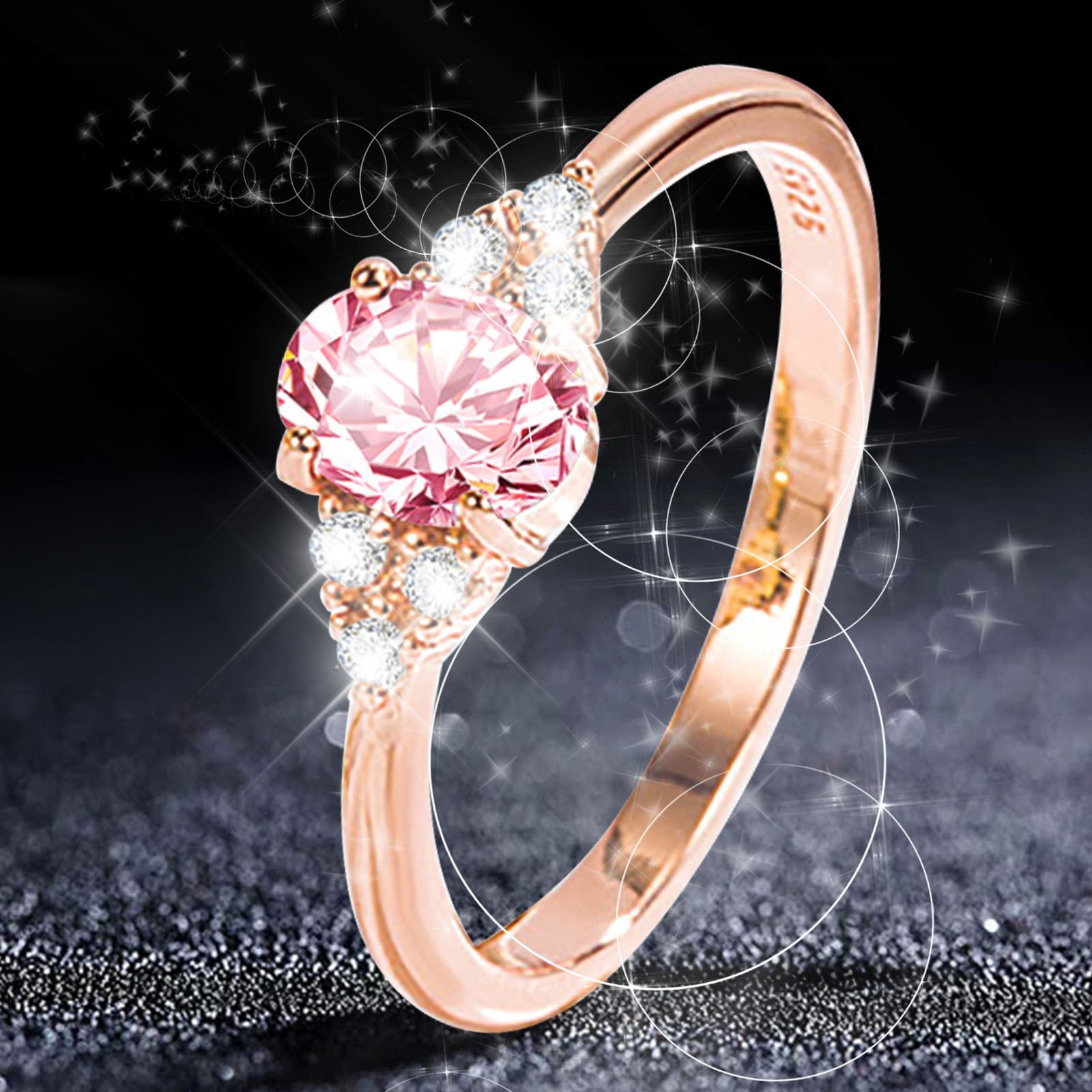 Rings for Women Girls Gold Plated Ring Love Ring Stackable Ring Ring Men Gifts Walmart
