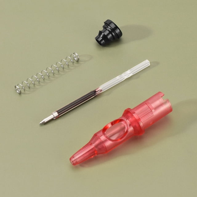 20PCS Tattoo Refill Multicolor Punteado Clips simétricos bidireccionales 0.5mm