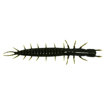 UPC: 0857071008325 | Tackle HD  10-Pack  Hellgrammite Fishing Soft Bait Lure  5-inch  Green Pumpkin