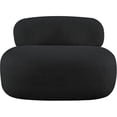 thumbnail image 3 of Meridian Furniture Venti Black Boucle Fabric Chair, 3 of 20