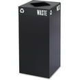 thumbnail image 4 of Safco Public Square Trash Container, Square, Steel, 31gal, Black -SAF2982BL, 4 of 4
