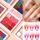 thumbnail image 5 of onlyliua Ofertas Flash Polvo para Realzar Las Uñas, Polvo Degradado para Personas Perezosas, Polvo de Espejo Sólido Ins, Colorete, Polvo con Purpurina para Uñas, 5 of 5
