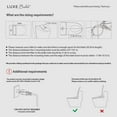 LUXE Bidet Luxelet E850 Electric Bidet Seat for Elongated Toilets with