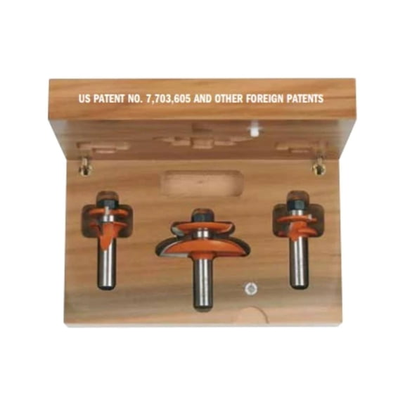 CMT Orange Tool 800.522.11 3-PIECE OGEE JUNIOR RAISED PANEL SET