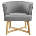 thumbnail image 5 of Modway Anders Upholstered Fabric Accent Chair in Light Gray, 5 of 8