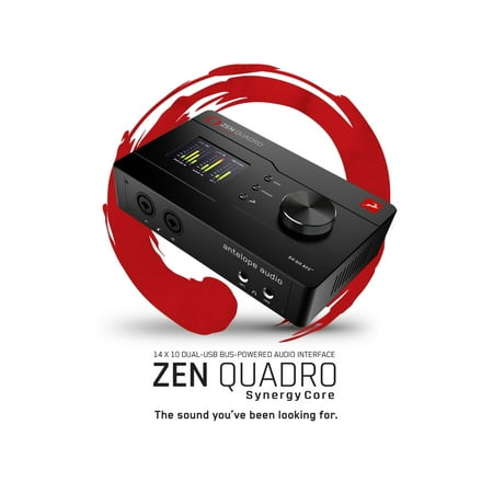 Antelope Audio - Zen Quadro SC | 14x10 Dual USB-C Bus-Powered Audio Interface with Discrete preamps, class-leading converters, and included real-time DSP+FPGA effects