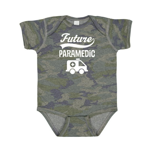 Inktastic Future Paramedic Ambulance Boys or Girls Baby Bodysuit