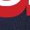 NAVY, variant on UNO Logo - Toddler And Youth Crewneck Fleece Sweatshirt