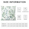 thumbnail image 5 of GOSMITH Green Leaves Throw Pillow Cover,Eucalyptus Branches Decorative Pillow Cases for Home Living Room Bed Sofa Bedroom Decor Cases Square Outdoor, 5 of 5