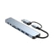 thumbnail image 4 of USB C Hub (8 In 1), With 100W Power Output, 4K 60Hz Port, 10Gbps USB C And 2 USB A Data Ports, Ethernet Port, MicroSD And SD Card Reader, 4 of 4