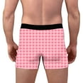 thumbnail image 7 of VgaVtl Boxers for Men Valentines Mens Underwear Plus Size Breathable Athletic Plaid Boxer Briefs Underpants,Red M, 7 of 7