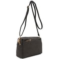 thumbnail image 2 of FashionPuzzle Small Triple Zip Crossbody Bag, 2 of 7