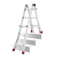 thumbnail image 4 of Lift Ladders 14 Foot Multi-Position Aluminum Step Ladder,  375 lb Capacity, Silver, 4 of 5