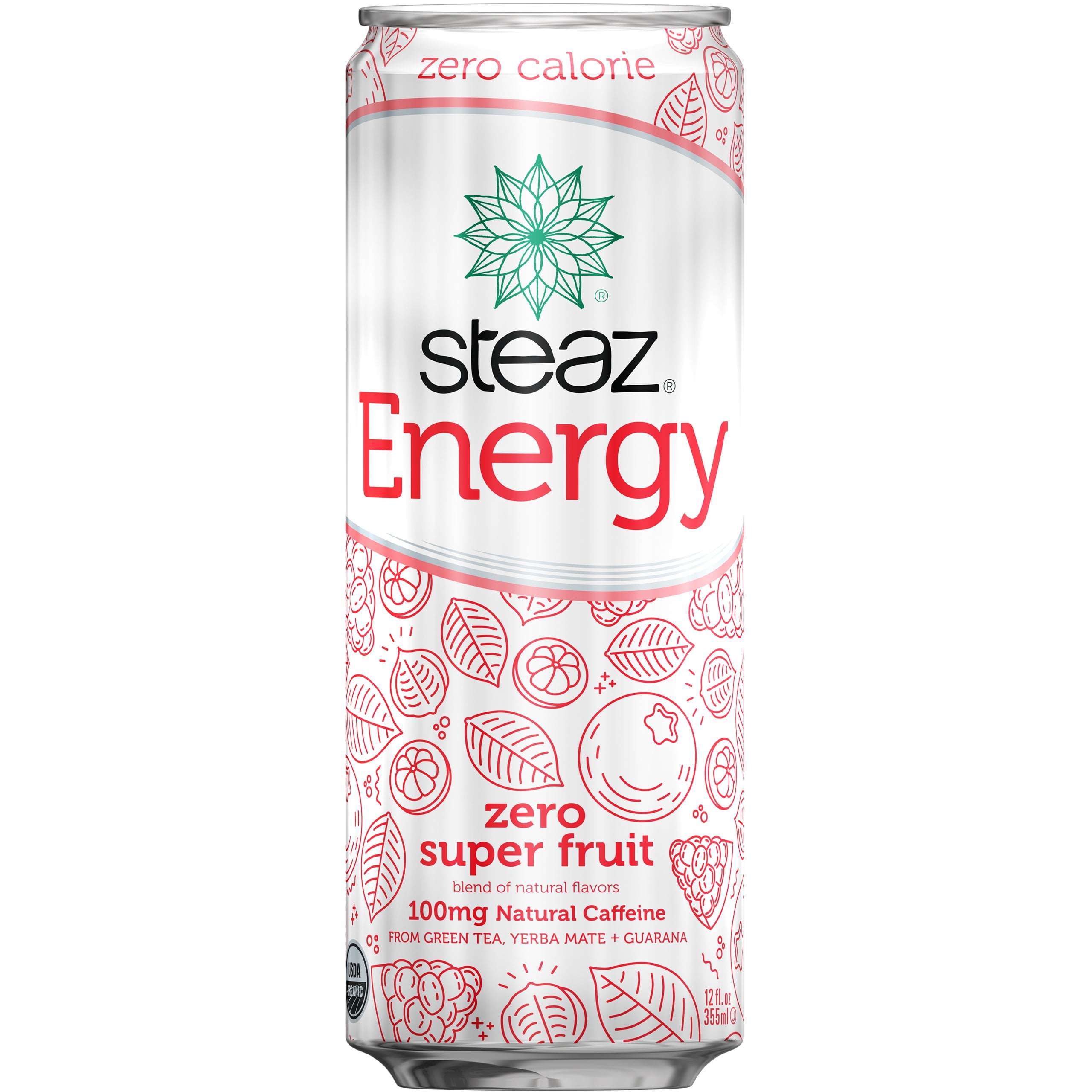 Zero Calorie Energy Drink, Super Fruit