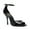 Black, variant on XYD Women Peep Pointed Toe Ankle Strap Sandals Strappy Buckled Siletto High Heels Sexy Prom Party Shoes Size 7 Wine Red