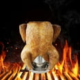 thumbnail image 6 of Stainless Steel Beer Can Chicken Roaster, Vertical Roast Rack & Tray, Heavy-Duty for Oven Grill Kitchen Use, 6 of 6