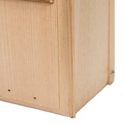 2 Side Open Bluebird House | Observation Nest Box with Clear Viewing Panel & Predator Guard | Hinged Easy-Clean Sides | 1 Pine Insulated Birdhouse | 1.5 Entry | Handcrafted in Maine, USA