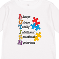 thumbnail image 4 of Inktastic Autism Acrostic Boys or Girls Long Sleeve Toddler T-Shirt, 4 of 5