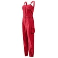 thumbnail image 5 of LEKODE Jumpsuits for Women Rompers for Mom Jumpsuits for Women Casual Jean Romper Womens Overalls Women Jumpsuit Denim Romper for Women Red M, 5 of 9