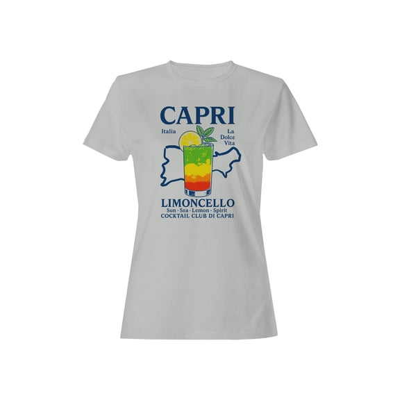 Capri Limoncello Cocktail Art Women's T-shirt
