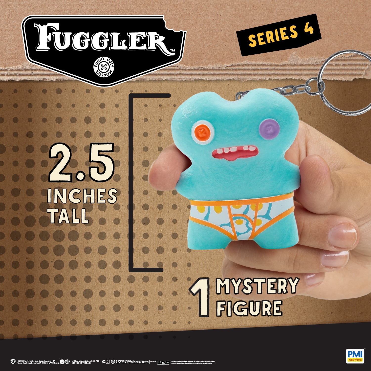 Fuggler x Warner Bros 2.5 in Collectible Keychain Blind Bag 1 Pack