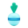 thumbnail image 1 of Juguete dispensador de golosinas para perros, pelota interactiva para perros, molienda y limpieza de dientes, adecuado para pequeños cachorros y cachorros (azul), 1 of 5