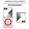 thumbnail image 3 of ELEHOLD Slim Magnetic Case for Samsung Galaxy Z Flip 7 Magnetic Mag-Safe Compatible Non-Slip Anti-Scratch Anti-Fingerprint Shockproof Lightweight Case for Galaxy Z Flip 7,Pink, 3 of 7
