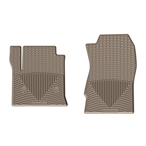 WeatherTech All-Weather Floor Mats compatible with Silverado 1500, Silverado 2500HD/3500HD, Suburban, Sierra 1500, Yukon, Escalade ESV - 1st Row (Driver & Passenger), Tan