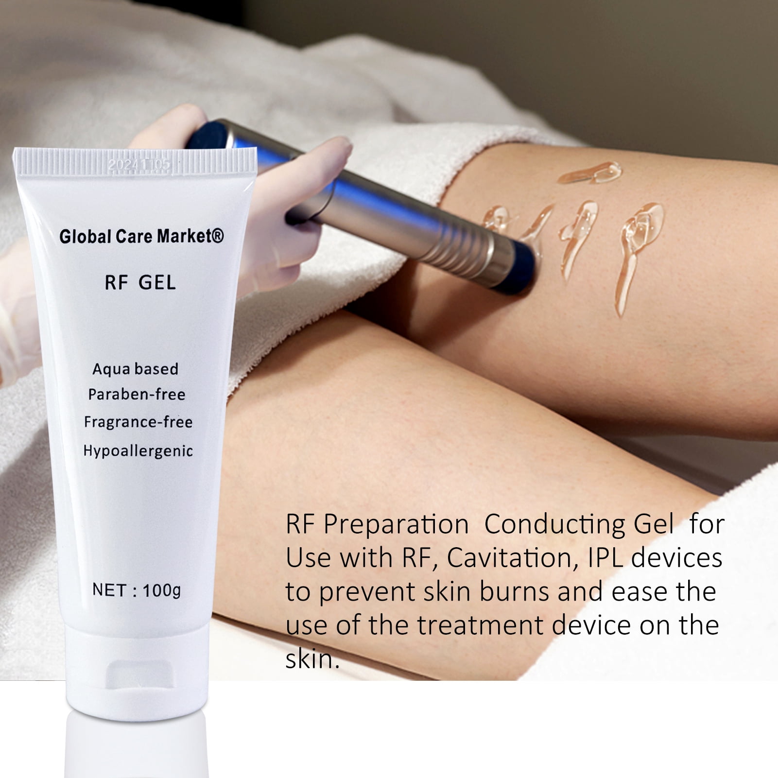 Global Care Market Skin Cooling and Conductive Hypoallergenic Gel