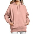 thumbnail image 1 of MeetoTime Sweat à Capuche pour Femmes Automne Léger en Polaire Manches Longues Surdimensionné, 1 of 8