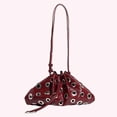 thumbnail image 5 of SPEKSEE Women Rivet Bucket Handbag Large Capacity Metal Stud Y2k Shoulder Bag PU Leather Trendy Rivet Sling Bag Shopping Vacation Han, 5 of 9