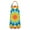 Colorful Rainbow Tie, variant on Rainbow Tie Dye Mandala Pattern Apron-Garden Aprons for Women with Pockets-Cotton Linen Waterproof Kitchen Cooking Gardening Aprons Adjustable for Kitchen,Cooking,BBQ and Salon 33x27 Inch