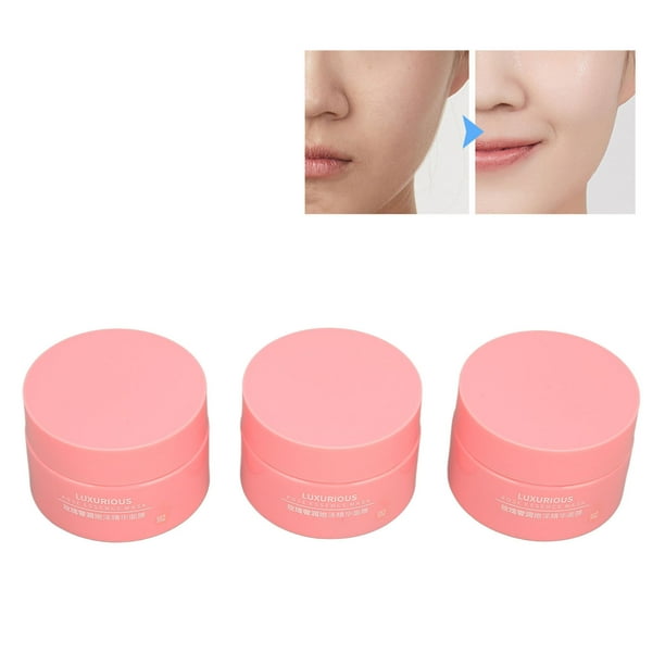 Máscara de Arcilla Rosa Belleza Cuidado de la Piel Máscara Facial de Arcilla Hidratante Hidratante Aclarar la Piel Mascarilla Facial para Todo Tipo de Piel 3 Botellas ANGGREK Otros