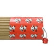thumbnail image 4 of Multipet Lamb Chop Print Cardboard Roller Cat Toy with Bell and Feathers, 4 of 7