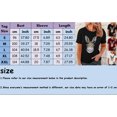 thumbnail image 4 of Fvwitlyh Femmes Été Tops Femmes Mode Casual Manches Courtes Pâques Imprimé T-Shirt Top Chemisier Blanc, S, 4 of 5