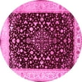 thumbnail image 1 of Ahgly Company Indoor Round Persian Pink Traditional Area Rugs, 7' Round, 1 of 4