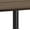 Studio Teak, Black, variant on KFI Studios Mode 3.5' x 8' Bistro Table, Studio Teak, Black