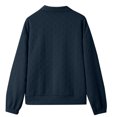 thumbnail image 4 of Lmnyox Half Zip Collared Pullover for Women Business Casual Long Sleeve Sweatshirts Fashion Athletic Shirts, 4 of 7