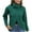 Green, variant on Fartey Turtleneck Sweaters for Women 2024 Trendy Button Dowm Tunic Sweater Soft Comfy Fall Long Sleeve Pullovers Casual Loose Crew Nec Jumpers Gray 2XL