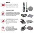 thumbnail image 2 of Gadlane 9 Piece Car Cleaning Kit Detailing Brush Microfibre Cloth Duster & Bag, 2 of 4