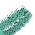 thumbnail image 6 of Unique Bargains 1Pc Tangle Hair Brush Paddle Detangler Hair Comb for All Hair Types Blue, 6 of 6